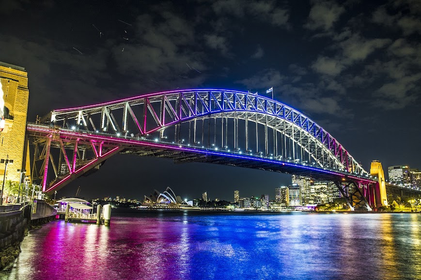 Sydney Harbour in night