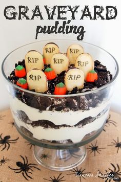 Halloween Treat: Graveyard Pudding