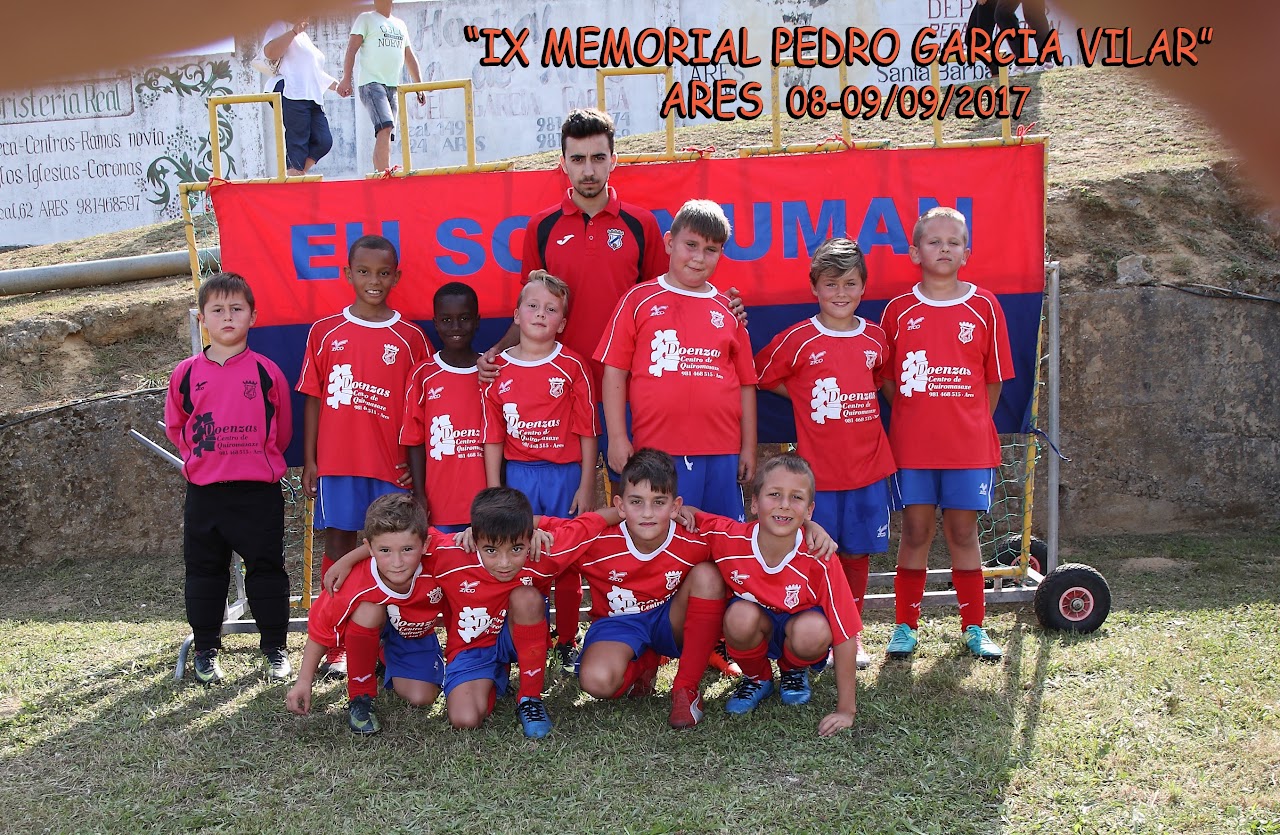 ADR NUmancia de Ares. IX Memorial Pedro García Vilar 2017. Fútbol 8. Prados Vellos. 8 y 9 de Septiembre de 2017.
