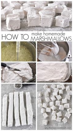 How to make homemade marshmallows are easier than you think and so much more delicious than store bought!