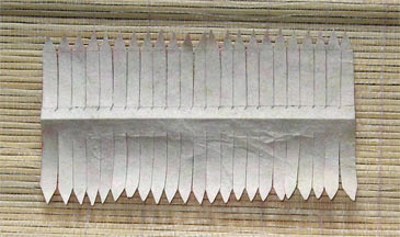 washi egg tapered fringe