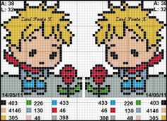 pattern the little prince cross stitch