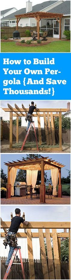 How to Build Your Own Pergola {And Save Thousands!}---Front door