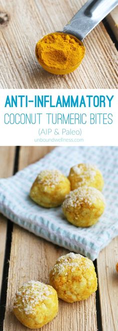 Anti-inflammatory Coconut Turmeric Bites (AIP &amp; Paleo)
