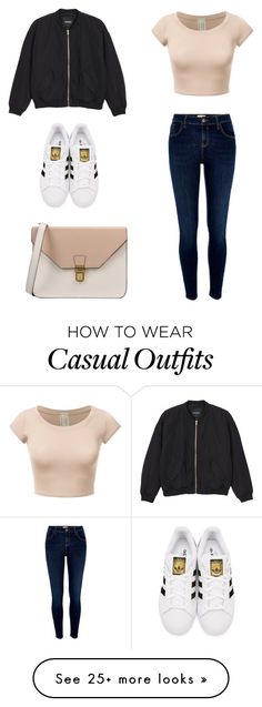 &quot;casual&quot; by ck74 on Polyvore featuring Monki, River Island, adidas Originals and 8