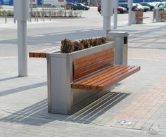 Public planter/table/bench by KFS Enterprises. Click image to enlarge, and visit the <a href="http://slowottawa.ca" rel="nofollow" target="_blank">slowottawa.ca</a> boards &gt;&gt; <a href="https://www.pinterest.com/slowottawa/" rel="nofollow" target="_blank">www.pinterest.com...</a>