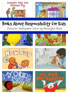 Books About Responsibility for Kids - Character Development Series - Meaningful Mama