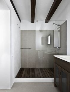 Jamie: Probably my favorite bathroom. look at that floor! flippin&#39; gorgeous. just a smidge more modern rustic!