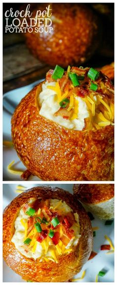 CROCK POT LOADED POTATO SOUP RECIPE - Make dinner time easier with a hearty???