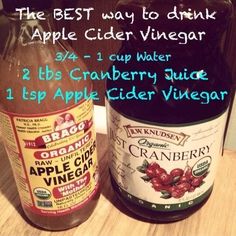 The BEST way to drink apple cider vinegar