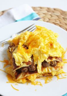 low carb and gluten free breakfast lasagna