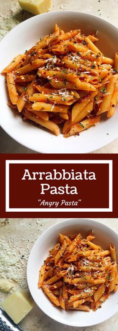 Arrabbiata Pasta - also known as &quot;angry&quot; pasta. A classic red sauce with a slight kick! Easy to make and ready by the time your pasta is done! | Three Olives Branch