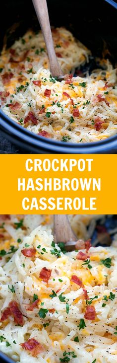 Crockpot Hashbrown Casserole (NO cream of soups)