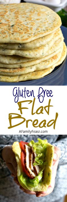 Gluten Free Flat Bread - A delicious alternative to pita bread!
