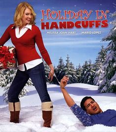 Hallmark Christmas movies &quot;Holiday in Handcuffs&quot;, If I remember correctly, Melissa forces Mario to be her date or fianc&#233; to her parents&#39; house for Christmas, and of course they fall in love by the end, silly but cute