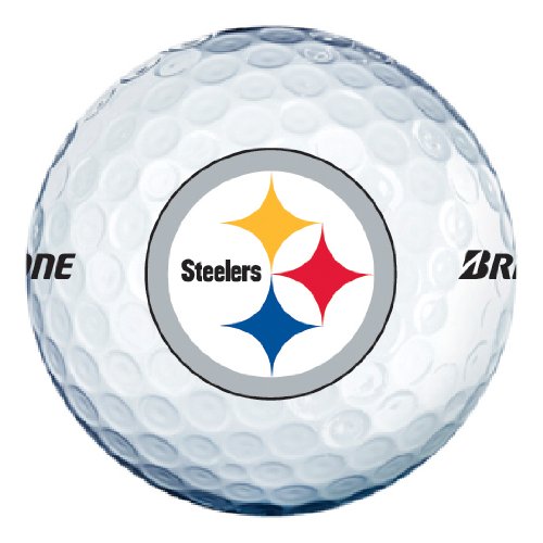 NFL Pittsburgh Steelers 2012 e6 Logo Balls Bridgestone Golf