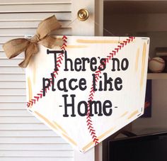 Baseball Door Hanger by MegCsDesigns on Etsy, $35.00