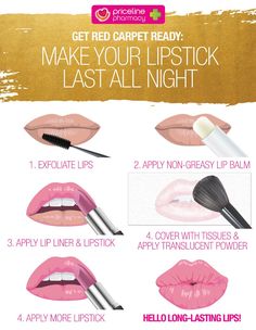 Make your lipstick last all night long with this simple how to.