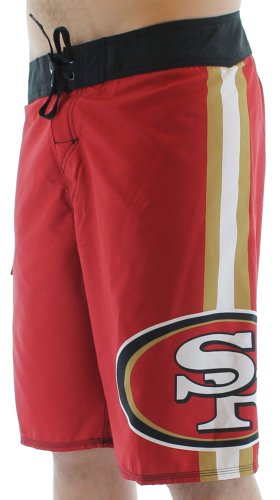 Quiksilver NFL San Francisco 49ers Men's Boardshorts Board Shorts Swim Red Size 32 Quiksilver Shorts