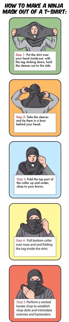 How to make a ninja mask!
