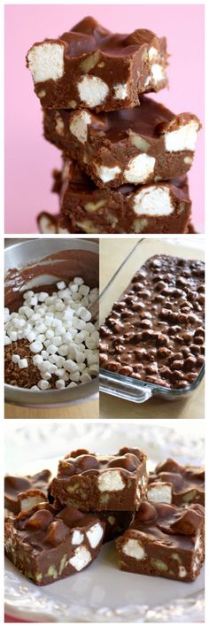 Phat Cow Fudge - chocolate, marshmallows, nuts, and no candy thermometer required. <a href="http://the-girl-who-ate-everything.com" rel="nofollow" target="_blank">the-girl-who-ate-...</a>