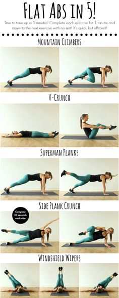 Flat Abs in 5 Minutes