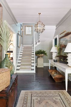Interior designer Ashley Gilbreath&#39;s entryway in the 2016 Southern Living Idea House