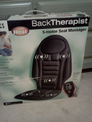 Homedics Back Therapist 5 Motor Seat Massager with Heat Back Massager With Heat