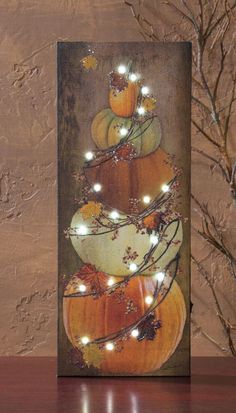 Shelley B Home and Holiday - Lighted Picture Fall Bittersweet Pumpkin Stack , $30.00 (<a href="http://shelleybhomeandholiday.com/lighted-picture-fall-bittersweet-pumpkin-stack/" rel="nofollow" target="_blank">shelleybhomeandho...</a>)