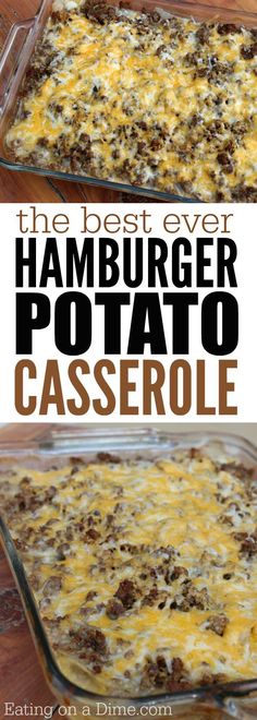Looking for easy casserole recipes? Make the best beef casserole you will ever need. Learn How to make Hamburger Casserole that tastes amazing! Everyone loves this potato casserole with meat.