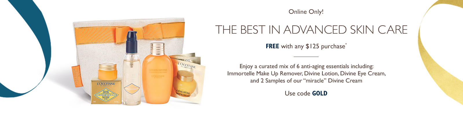 Receive a free 6-piece bonus gift with your $125 L'Occitane purchase