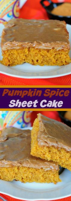Pumpkin Spice Sheet Cake - An absolute MUST MAKE fall dessert recipe!-2