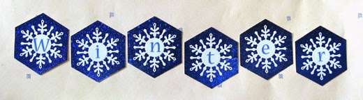 Winter snowflakes wall decor