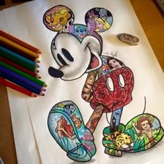 Disney movies in one Art.