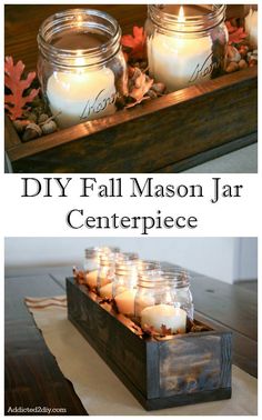 This fall centerpiece is so gorgeous. I love the warm, rustic feel it has and it is so easy to build! Check out the full tutorial for all of the details.