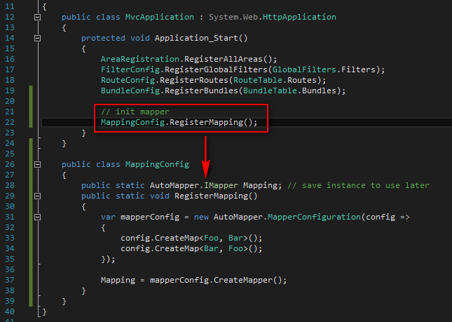 automapper boostrapper Application_Start