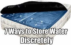 7 Ways to Store Water Discretely, water storage, water, shtf, prepping, hidden water, survival, shtf preparedness,