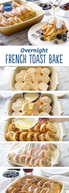 Overnight French Toast Bake: Make French toast the easy way, by prepping it the night before and baking it all at the same time!