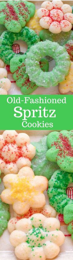 Old-Fashioned Spritz Cookies - perfect for your holiday table???