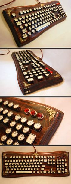Possibly the classiest computer keyboard ever...