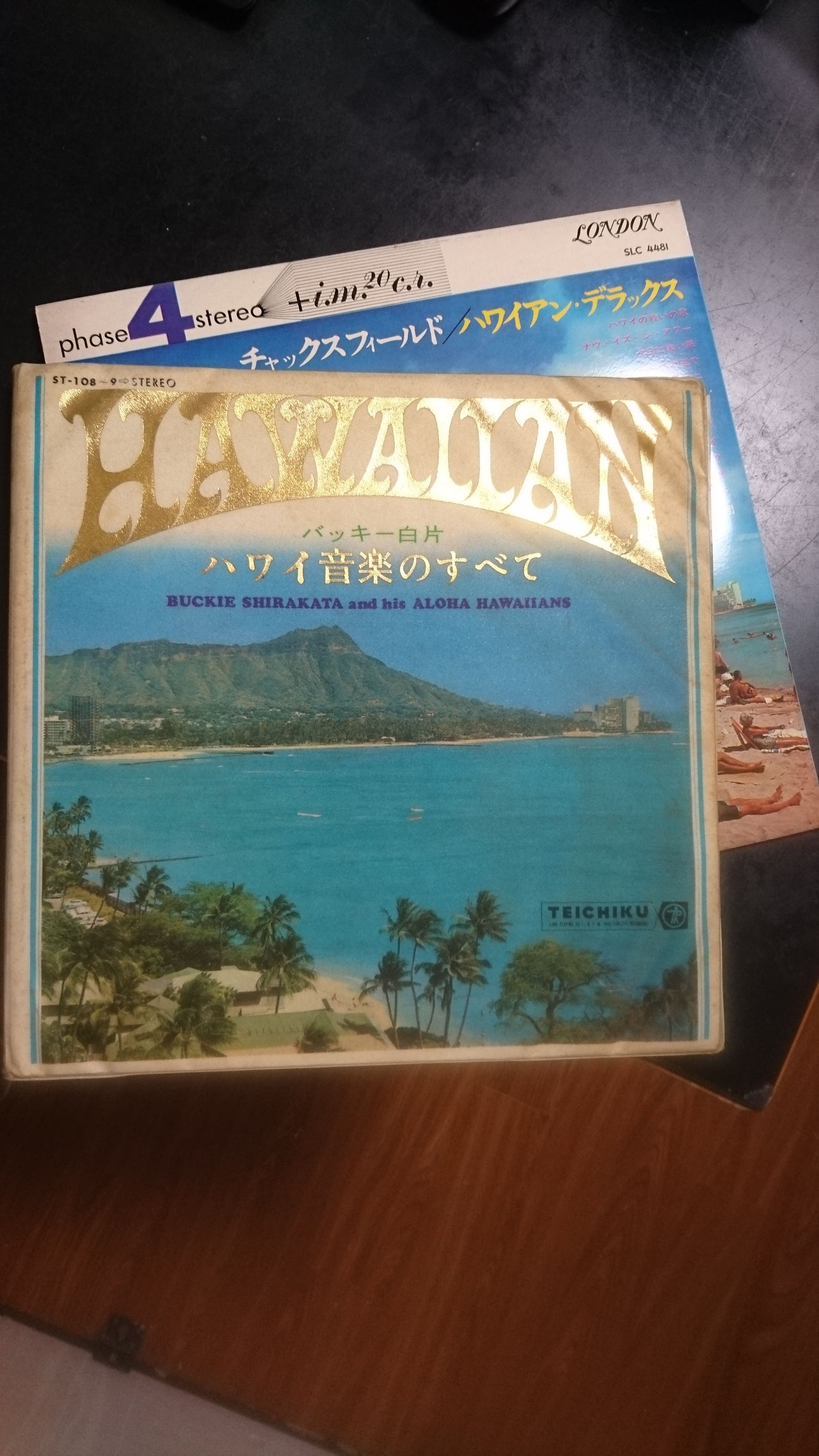 LP [BUCKIE SHIRAKATA and his ALOHA HAWAIIANS] obL[ЁunCŷׂāvST-108`9 STEREO TEICHIKU RECORDS