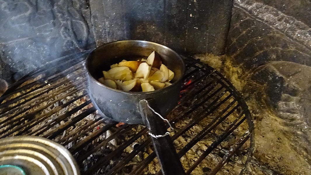 Potée de girolles dans une cabane du GR10