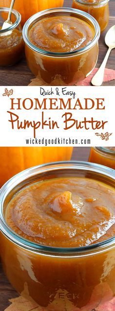 Homemade Pumpkin Butter (quick &amp; easy)