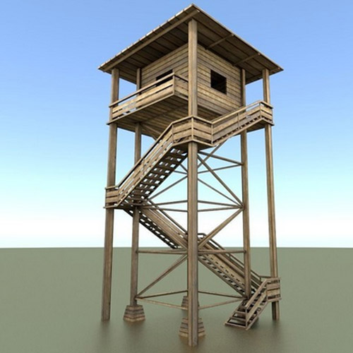 Wooden Watch Tower