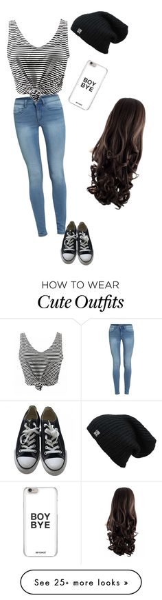 &quot;Cute lazy outfit&quot; by toriz03 on Polyvore featuring Converse