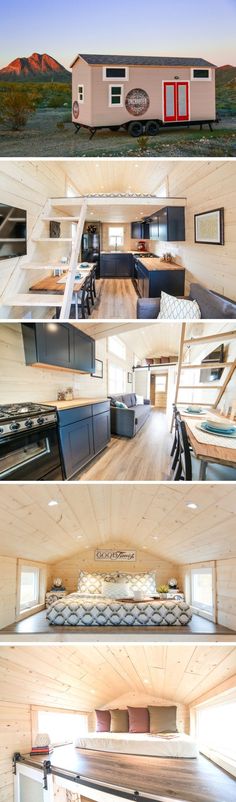 The Mansion, a beautiful 270 sq ft tiny house on wheels