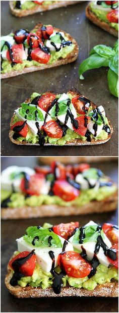 Caprese Avocado Toast Recipe on <a href="http://twopeasandtheirpod.com" rel="nofollow" target="_blank">twopeasandtheirpo...</a> The BEST avocado toast! You HAVE to try this one!