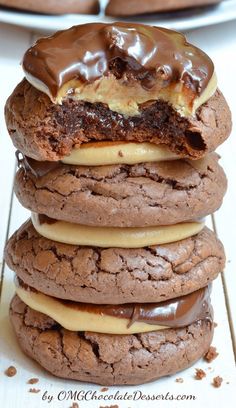 Buckeye Brownie Cookies | <a href="http://OMGChocolateDesserts.com" rel="nofollow" target="_blank">OMGChocolateDesse...</a> | <a class="pintag searchlink" data-query="%23buckeye" data-type="hashtag" href="/search/?q=%23buckeye&rs=hashtag" rel="nofollow" title="#buckeye search Pinterest">#buckeye</a> <a class="pintag" href="/explore/brownies/" title="#brownies explore Pinterest">#brownies</a> <a class="pintag" href="/explore/cookies/" title="#cookies explore Pinterest">#cookies</a>