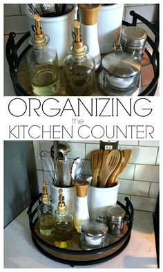 Organizing the Kitchen Counter