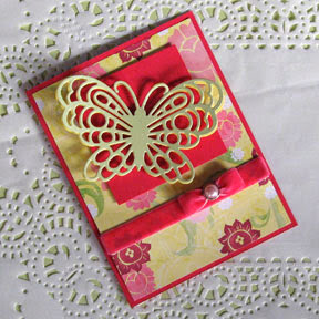 butterfly greeting card